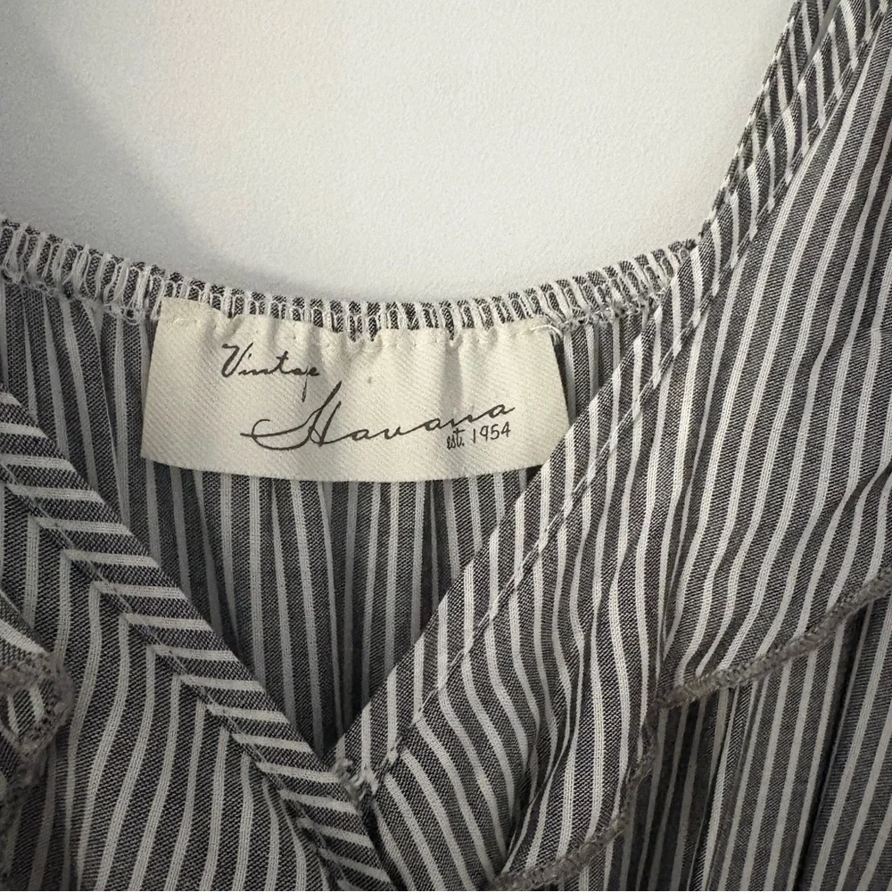 Vintage Havana Black and White Striped Dress - Picture 4 of 4